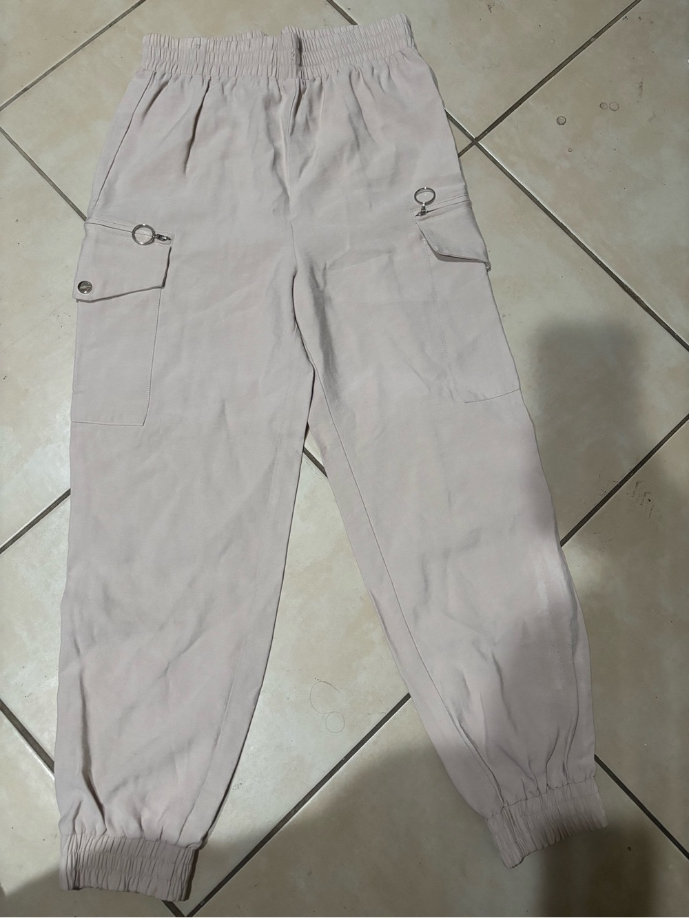 Lulu's Light Pink Cargo Jogger Jeans